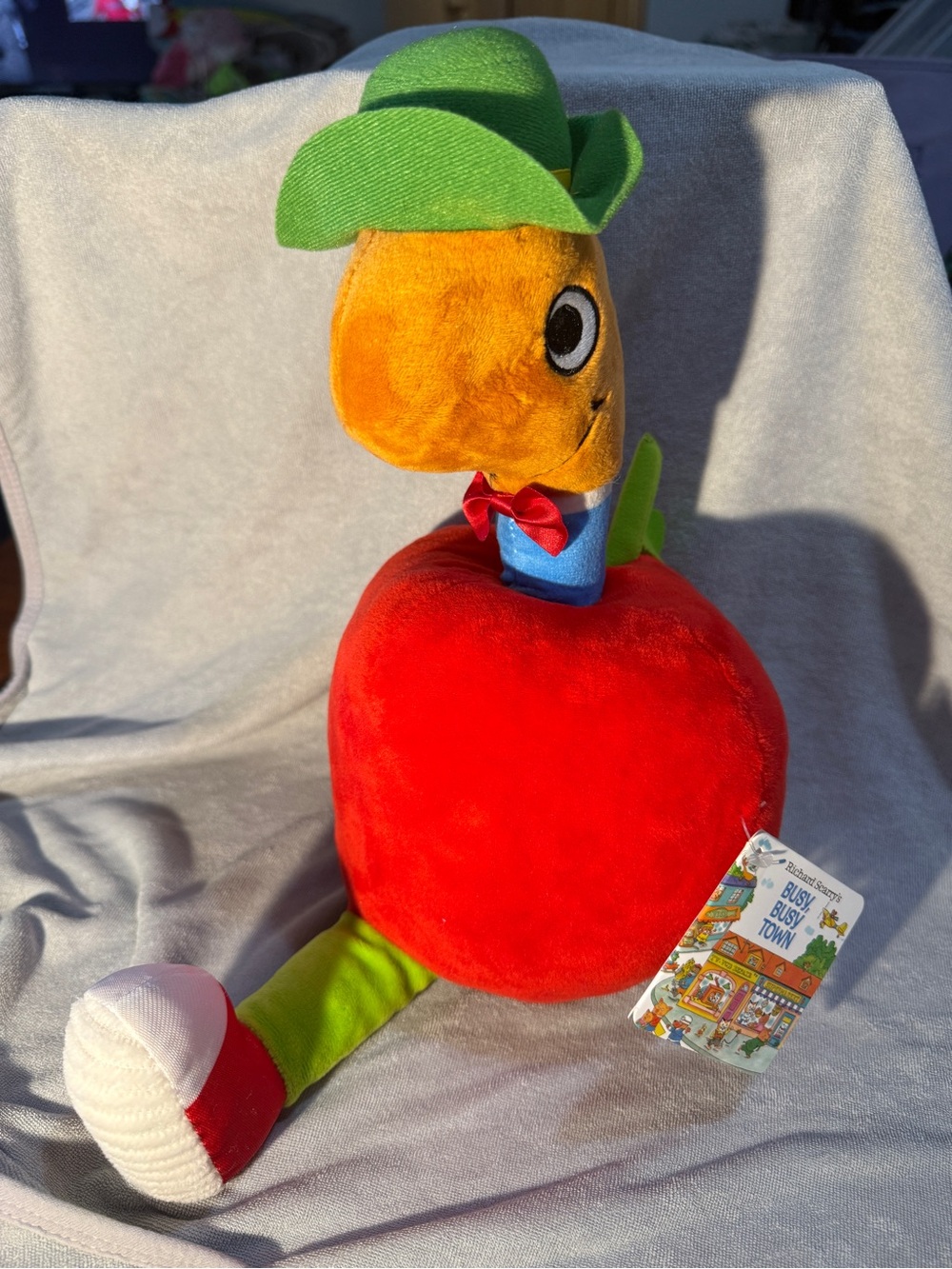 Kohl’s Cares Lowely Worm plush Toy from Richard Scarry’s Busytown series